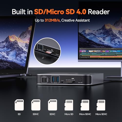 Thunderbolt 4 Docking Station Dual Monitor