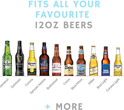 image for Maritimus Beer Bottle Cooler CRIMSON - Double Wall Stainless Steel Bee