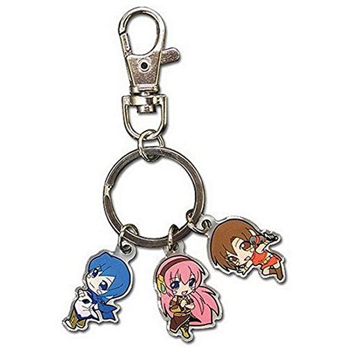 Great Eastern Entertainment - Ruka, Meiko & Kaito SD Metal Keychain