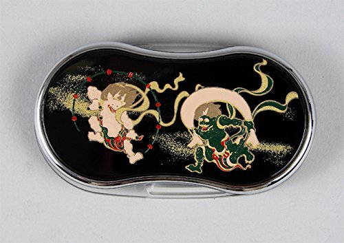 雷神ページ　2点セット Amazon.co.jp: まえじゅう漆器 漆芸ステーショナリーセット I 風神雷神