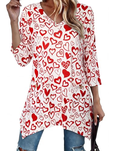 Image of Bulotus Womens Sweaters 2025 Winter Cowl Neck Long Asymmetrical Tunic Sweaters for Leggings Holiday Vacation Tops