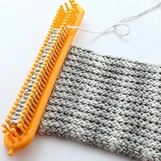 TIANTIAN 26/36/47/58 Teeth Long Knitter Loom Knit Blanket Scarf Knitting Board Looms Set 2 Pins Hook Tool & Leaflet for Knitter Beginners