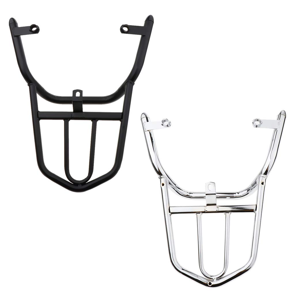 gazechimp Support De Support De Support De Porte-Bagage Arrière pour Scooter Yamaha, Argent/Noir - Noir