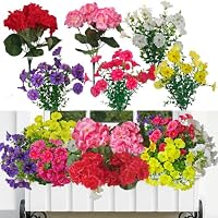 Kinjoium – 12 Bündel Kunstblumen wie Echt Künstliche Seidenblumen Balko
