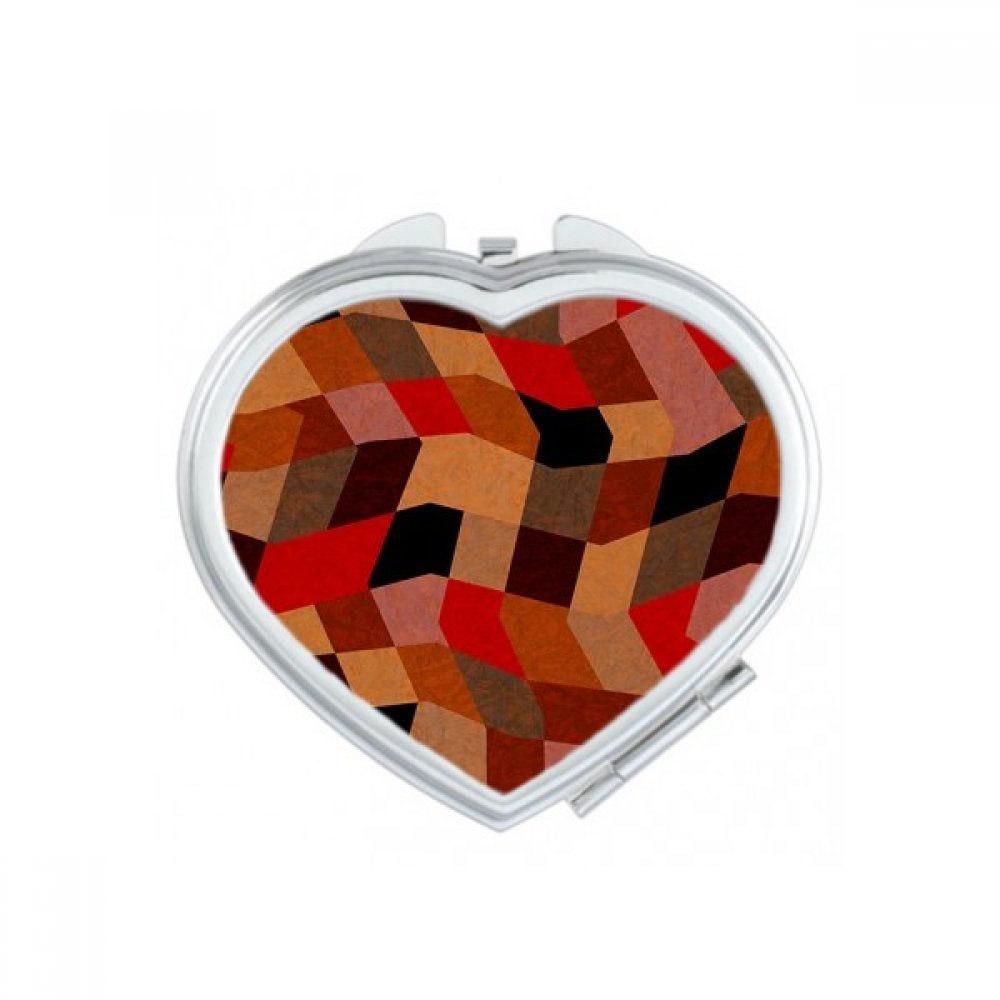 Miroir de poche diamant polygon compact pour corriger votre maquillage partout