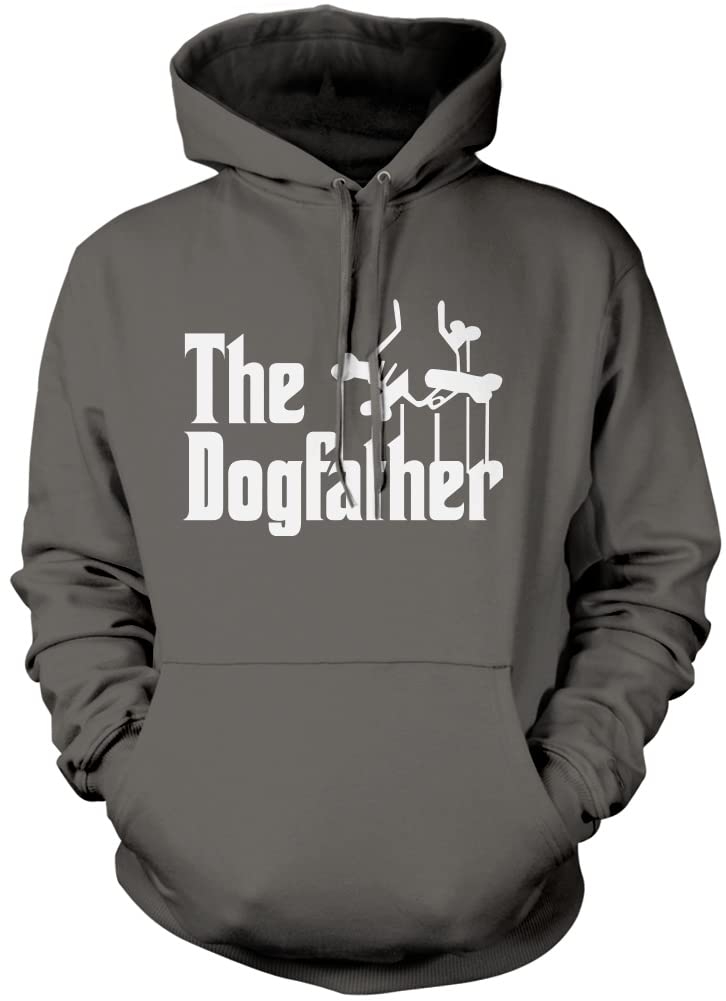Hotscamp Unisex Kids Heather Grey The Dogfather Hoodie - Grey X-Large