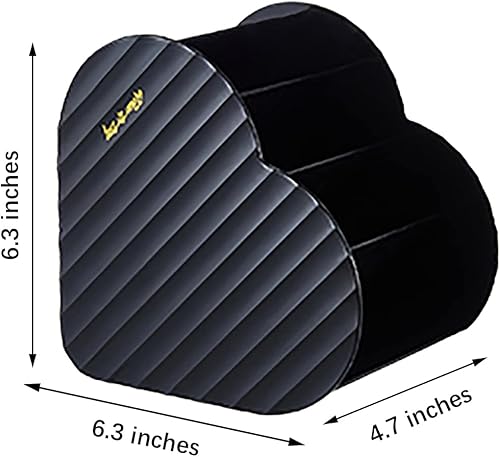 Miniatura 6 de Organizador de brochas de maquillaje, organizador de maquillaje de gran capacidad con 4 ranuras para tocador, baño, contenedor de almacenamiento de