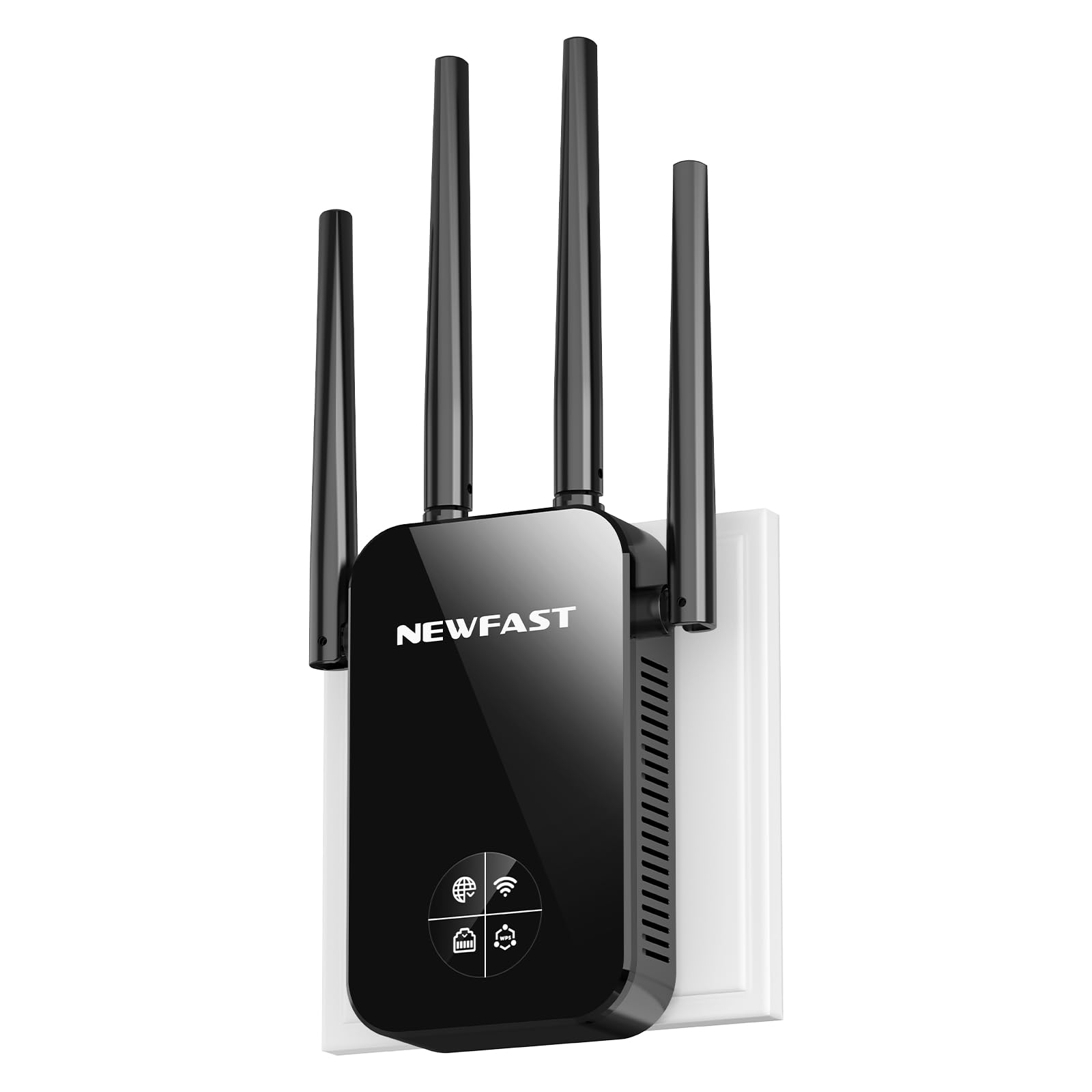 Repeteur WiFi Puissant 5G, 1200Mbps Dual Bande WiFi Range Extender Sans