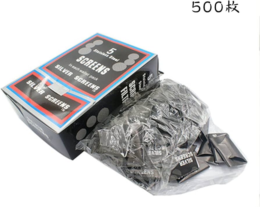 新品PIPESCREENS 500枚入100箱 計50000枚 網 タバコパイプ