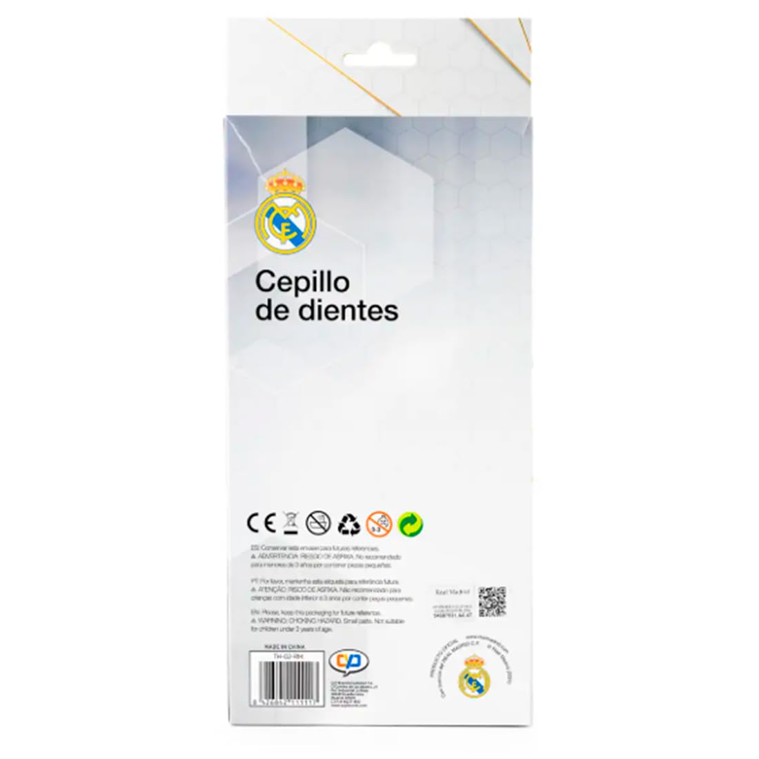 Pack de Cepillo Dental Automático, Cepillo de Dientes con 4 Cabezales Intercambiables, Regalo Cepillo de Dientes Atlético, Barcelona, Madrid, Regalo Niños y Niñas, (Real, Estándar)