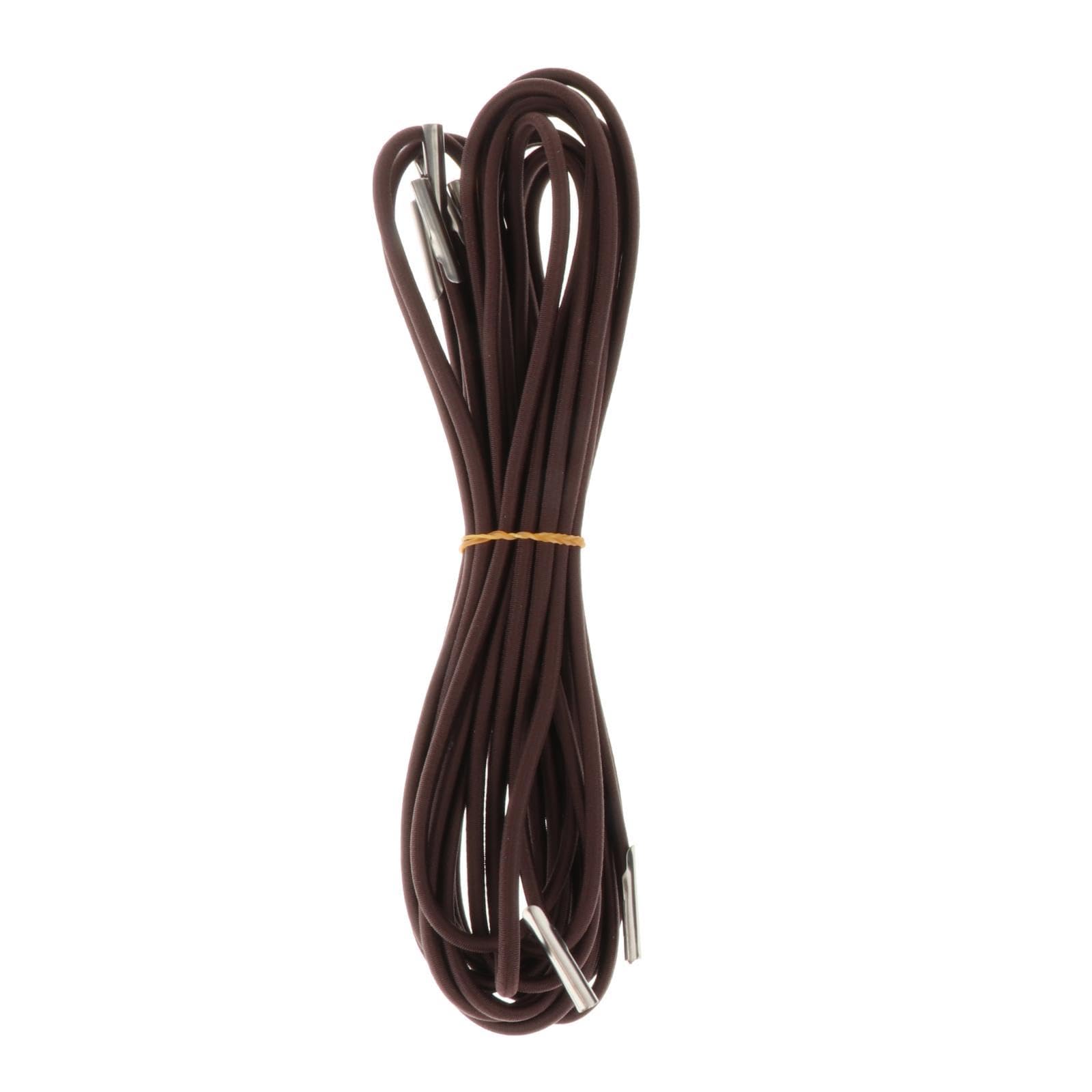 4Pcs Elastic Cord Laces Recliners Replacement Cord for Zero Gravity Chairs Brown