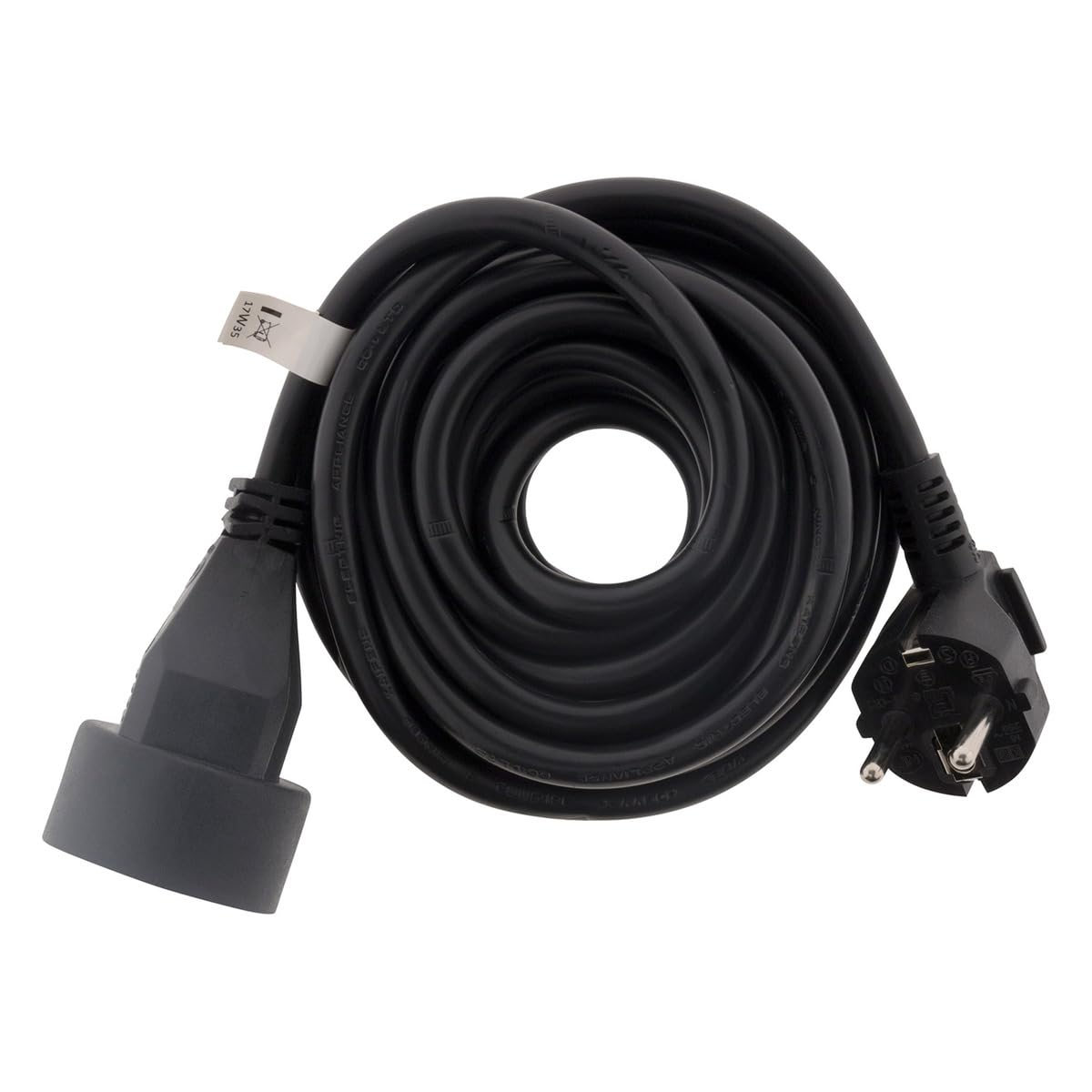 Visiter la boutique Zenitech Zenitech - Prolongateur 16A 2P+T HO5VV-F 3G1,5mm² - Noir 3m in use