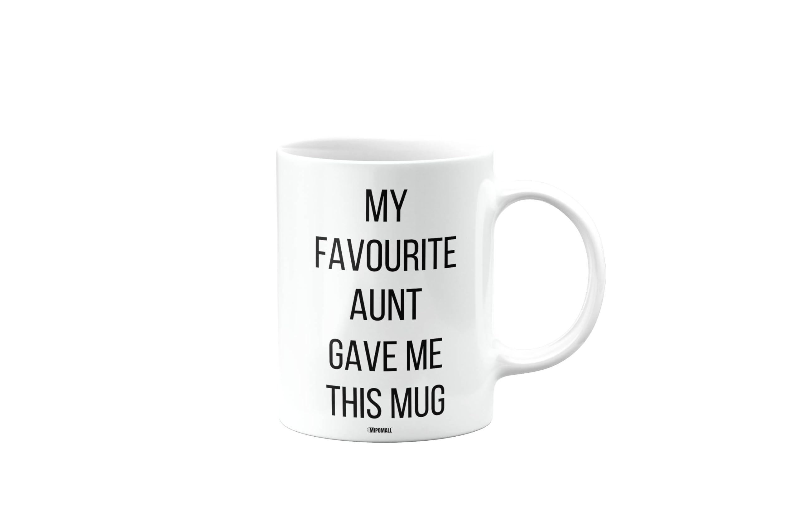 MIPOMALL My Favourite Aunt Gave Me This Mug, Happy Birthday Gifts for Men or Women, Gift from Secret Santa, Presents for Christmas, mm-CA_176_13 โ image 1