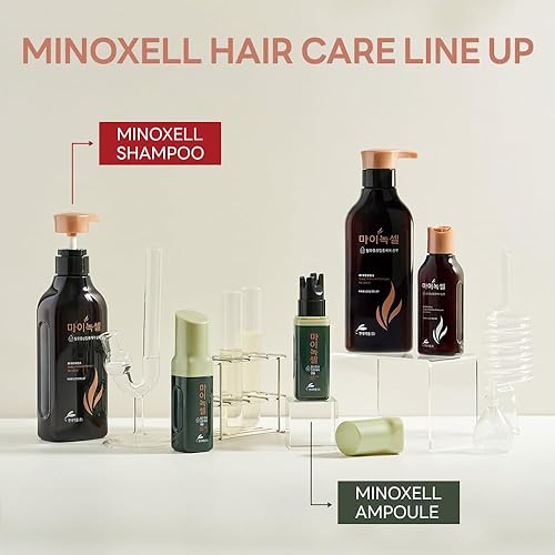 Miniatura 8 de MINOXELL Labcle - Champú intensivo para el cuero cabelludo - Champú anticaída para hombres y mujeres con biotina pantenol, crecimiento y