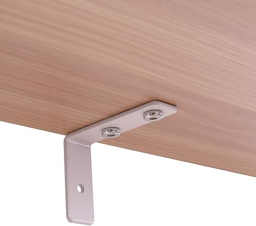 Miniatura 8 de Estante de escalera para montaje en pared, estantería de escalera de 5 niveles con estante de madera y marco de metal, estantes altos modernos de