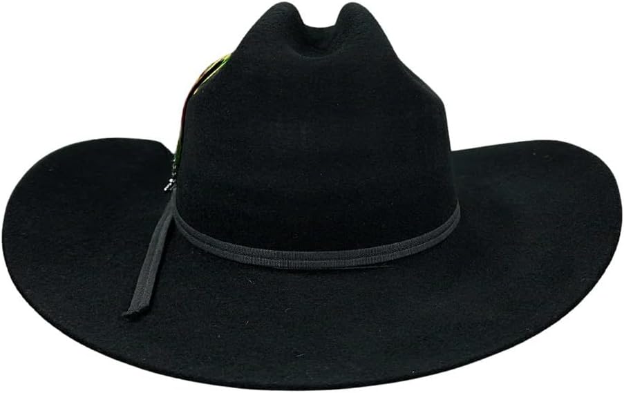 Original Tombstone 10X Texana Estilo Sinaloa Chaparral Western Cowboy Felt Hat - Black - Image 6