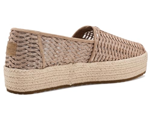 Image of TOMS Women's Valencia Platform Espadrille, Textile Upper, OrthoLite Insole