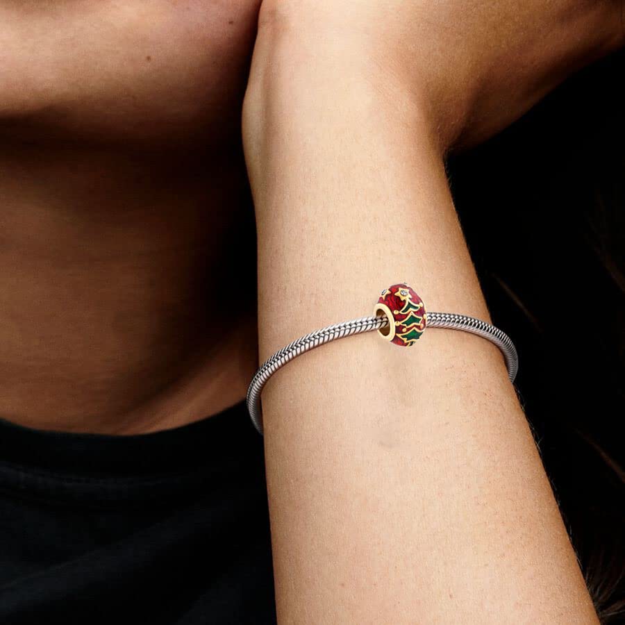 Image of Christmas Elf Deer Gingerbread Man Penguin Sweet Candy Charm for Pandora Bracelet