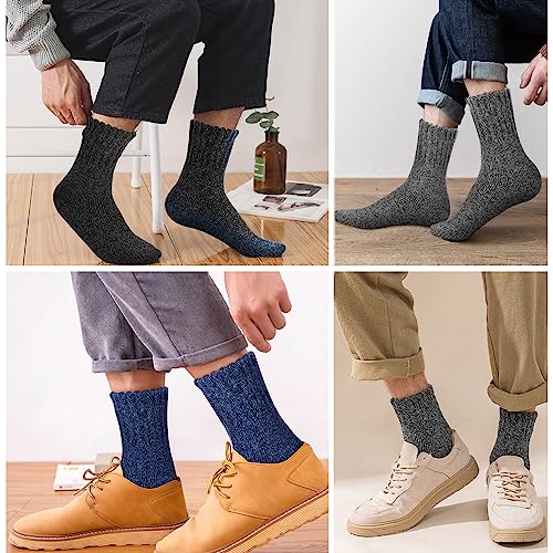 Herren Thermosocken Hocerlu 5 Paar warme Wollsocken