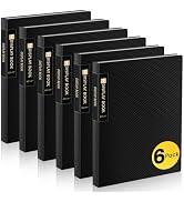 6 Pack Binder with Plastic Sleeves 18-Pocket, Displays 36 Pages, Sooez 8.5x11 Presentation Folder...