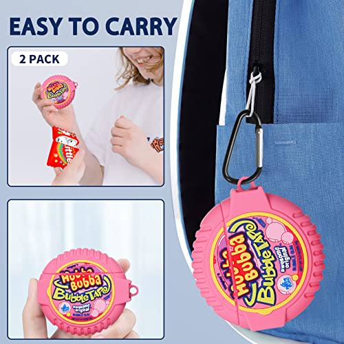 Wowchic 2 Packs For Airpods 2Nd/1St Case Soft Silicone Cute 3D Food Fashion Kawaii Cool Fun Funny Designer Unique Shell For Apple Airpod Air Pods 1/2 Cover Cases For Men Girls Women Boys Rainbow Gum #TOP4