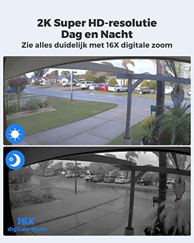 Reolink PTZ 4G LTE outdoor Security IP-camera, Draadloze Beveiligingscamera, 2K-resolutie nachtzicht, person/voertuig… - Afbeelding 4