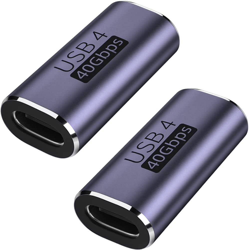 Tobo USB C Female to Female Adapter, USB C Coupler 100W Power Delivery, 40Gbps USB C Female to Female Coupler with 8K@60Hz Video Display Compatible for iPad, MacBook,Thunderbolt 4/3 (2Pack) (B0BS9F42ZR) Amazon Price History, Amazon Price Tracker