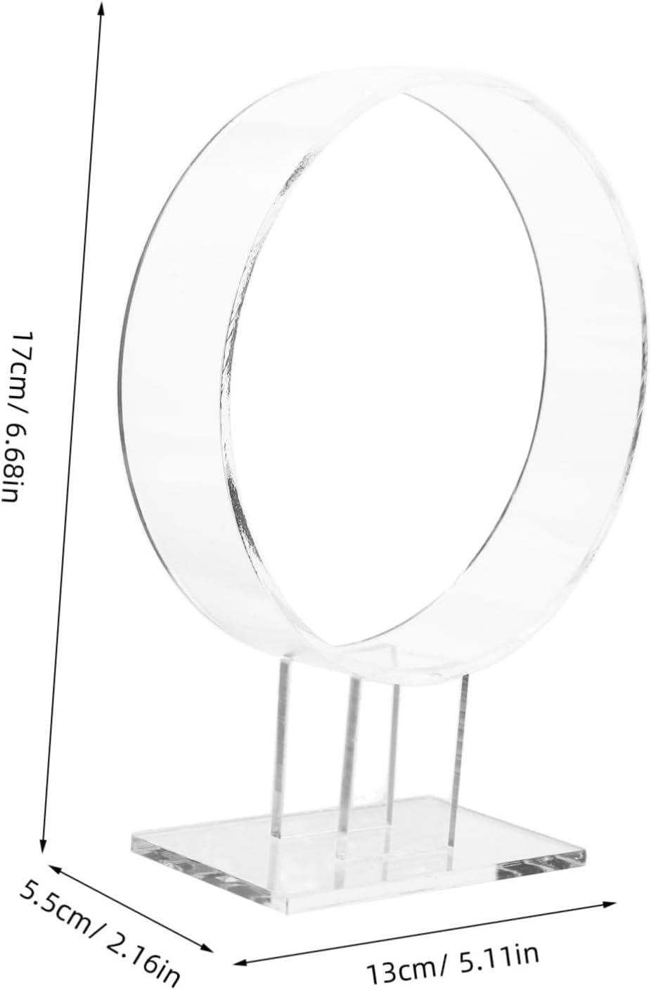 OUNONA 2pcs Headband Organizer Acrylic Display Stands for Hair Accessories image 3