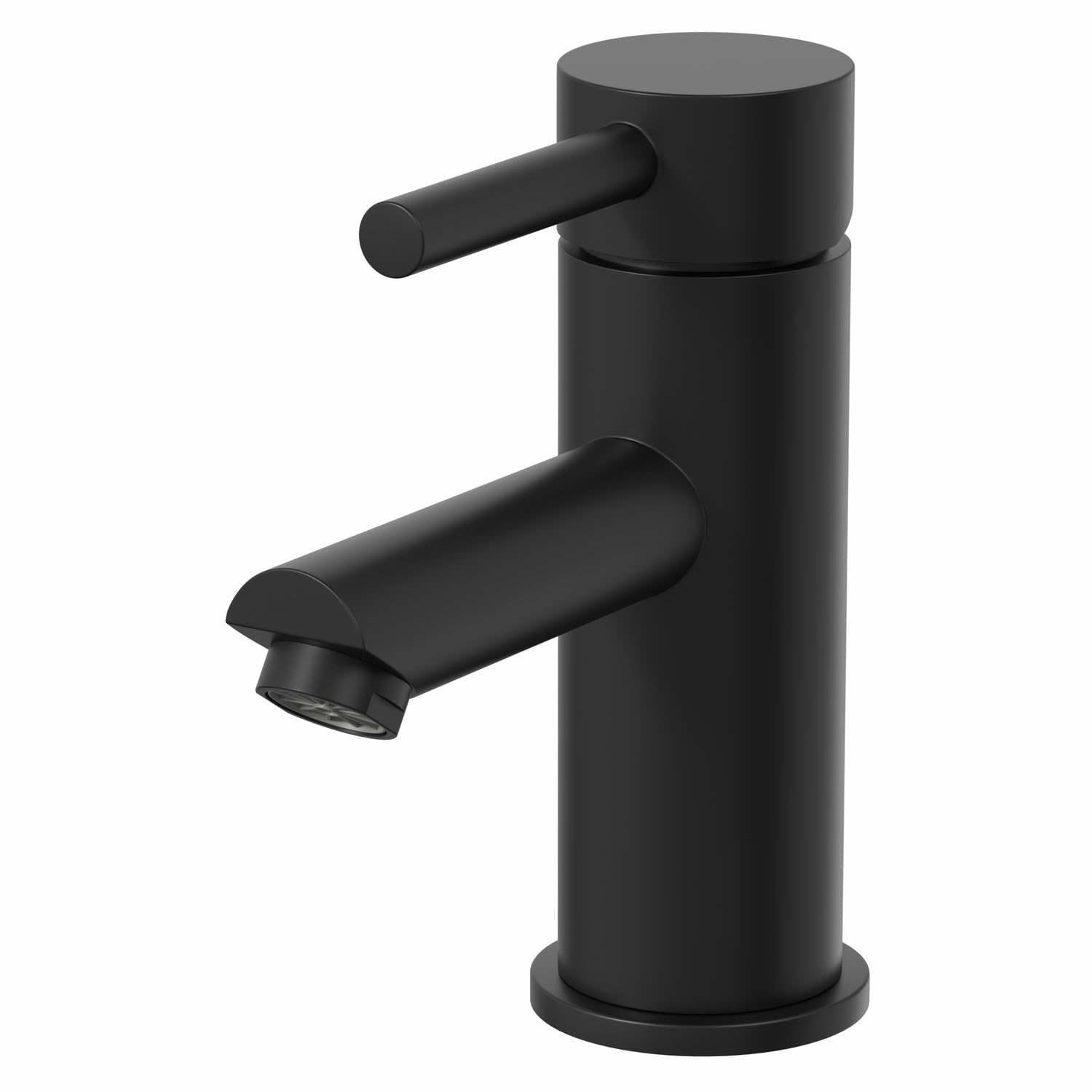 Architeckt Black Architeckt® Malmo Bathroom Basin Sink Mixer Tap Modern Mono Round Single Lever Handle Faucet For Sinks,