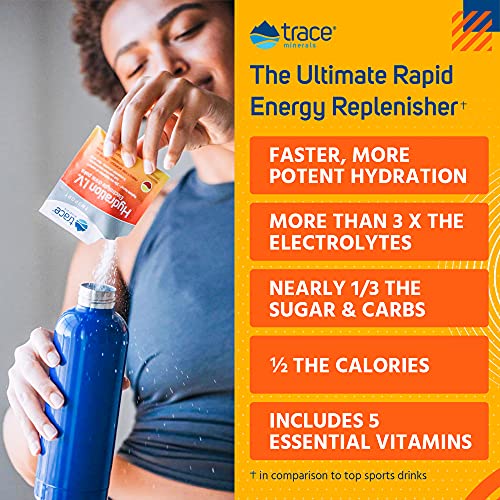 Trace Minerals Hydration IV Electrolyte Drink Packs Full