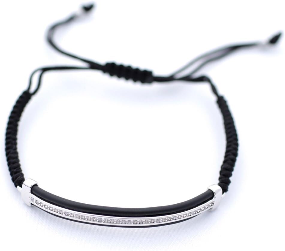 (Luxury Gift Boxed 18K White Gold Plated Base Adjustable Aramis Bracelet