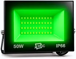 Refletor Holofote 50w Luz Verde A Prova D' Agua Bivolt Uso Externo