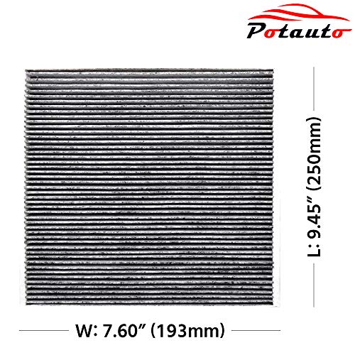 Potauto Map 1042C (Cf11670) Activated Carbon Car Cabin Air Filter Replacement For Ford Ecosport Fiesta #TOP1