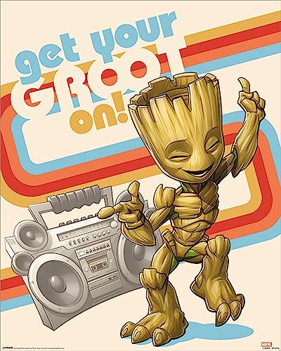 Mini poster plastifié Les Gardiens de la Galaxie Vol. 2 (Get Your Groot On)