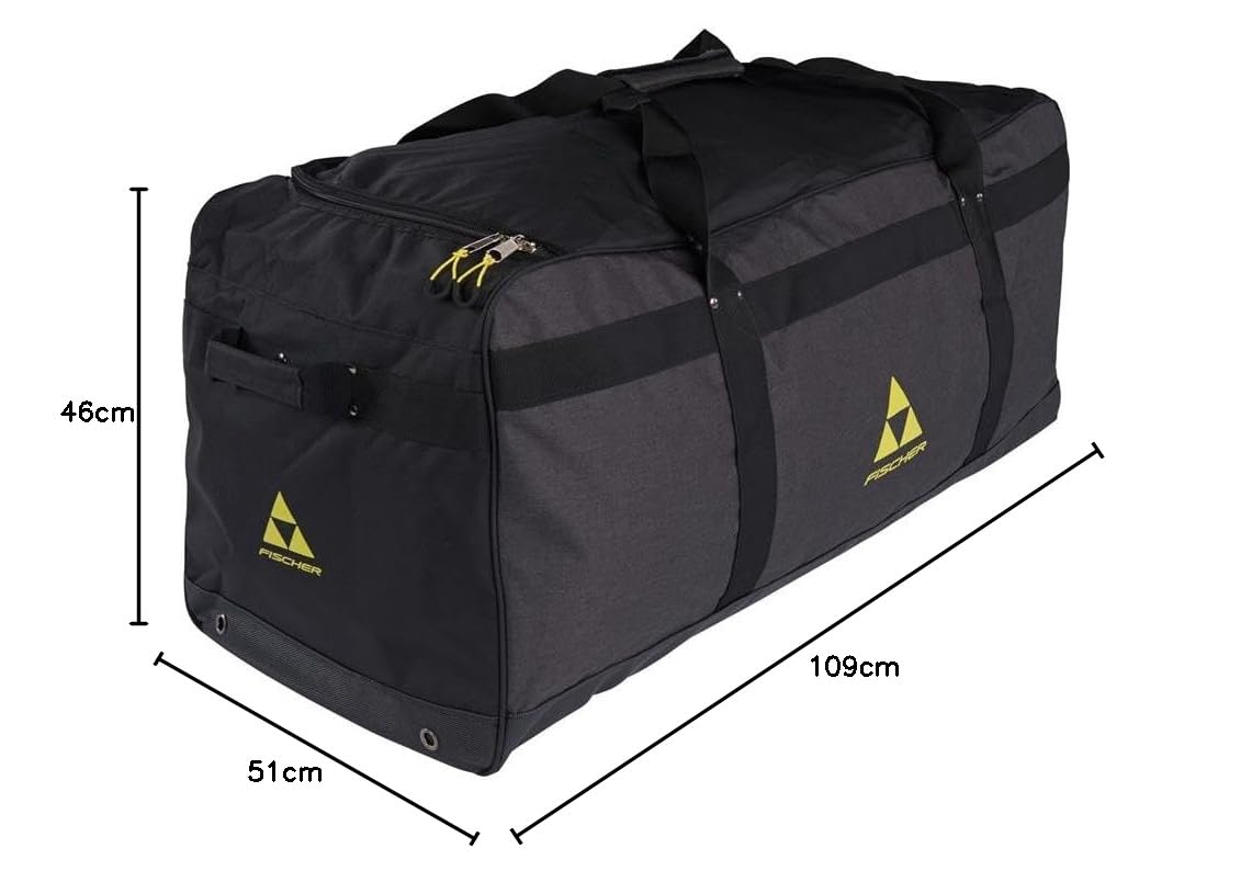 Fischer Borsa per hockey su ghiaccio, colore nero/giallo