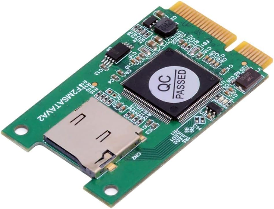 chenyang Micro SD T-Flash TF Card to MSATA TF Card Rearder Adapter 30x50mm