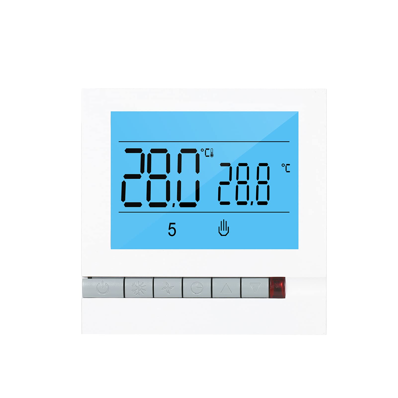 Tuya WiFi inteligentny termostat do ogrzewania wody/gazu programowalny regulator temperatury kompatybilny z Home duży wyświetlacz LCD z podświetleniem (Ogrzewanie kotła GC)