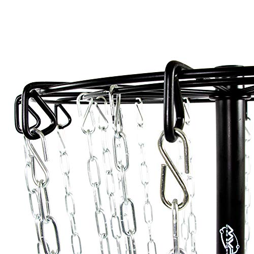 Image of MVP Disc Sports Black Hole Practice 24-Chain Portable Disc Golf Basket Target