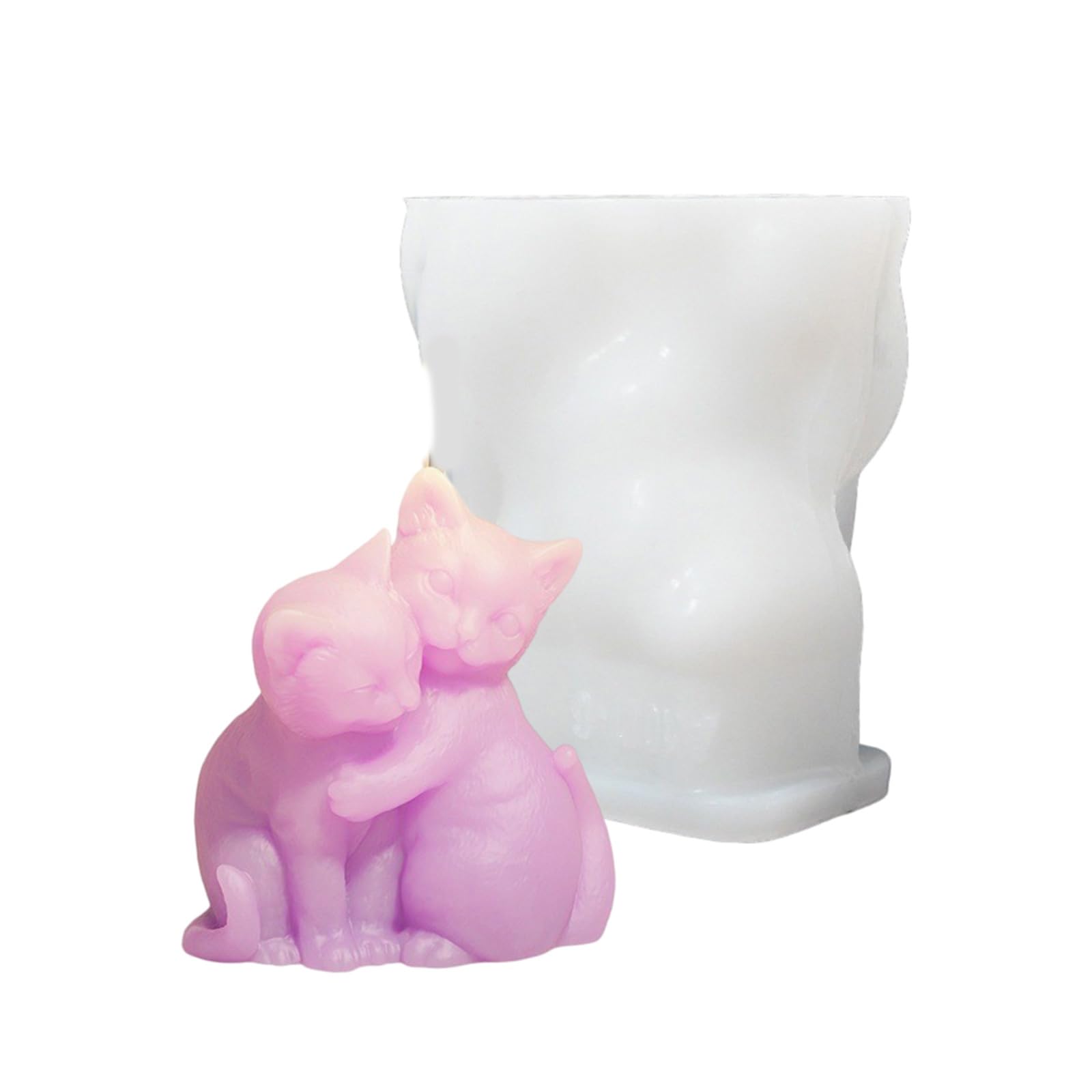 NVOQILIN Dog Shape Silicone Molds for Soap Easy Demolding Multipurpose Animal Silicone for Resin Casting Soap Mold