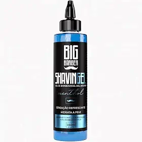 Shaving Gel Barbear Bisnaga Big Barber Menthol 300ml Profissional