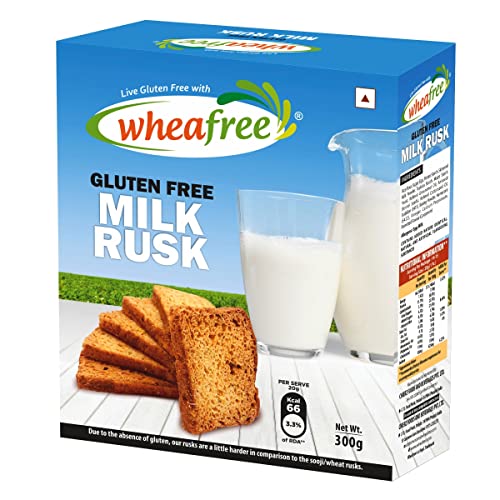 Image of Wheafree Gluten Free Milk Rusk - Non-Veg (Pack of 2 x 300g Each) | Tasty, Crunchy and Crispy | Best Tea Time Snacks | No Maida