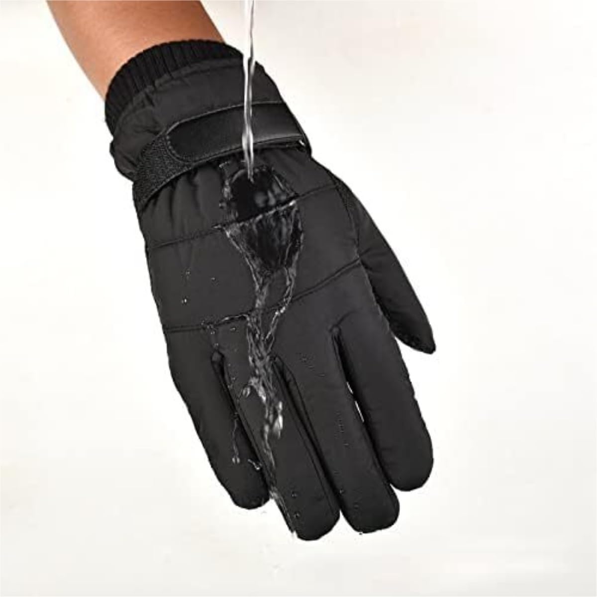 Guantes CáLidos Guantes De Ciclismo For Hombre con Pantalla Táctil, Guantes Gruesos Y Cálidos For Exteriores, Otoño E Invierno Guantes TéRmicos(Black)