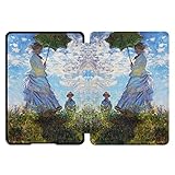 GUKSRASO 6インチ Kindle Voyage (2014、モデル: NM460GZ) 用ケース - オートスリープ/ウェイク機能付き防水PUカバー