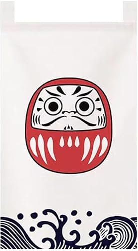 Cortina de barra de sushi de estilo japonés, decoración tradicional, banderas, puerta, cortina Noren para restaurante Izakaya, 11.8 x 19.6 pulgadas