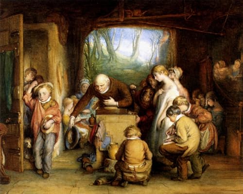 William Mulready Impression d'Affiches Toile Décoration Murale Portrait d'Art 60x90cm