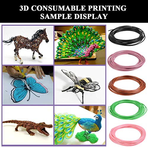 JAOMON 10m 3D Stift Filament Druckstiftfilament 20 Stift PLA Filament Durchmesser 1,75 mm 3D-Drucker-Filament Farben Set Umweltschutz Sicherheit 3D Druck Stift - Image 6