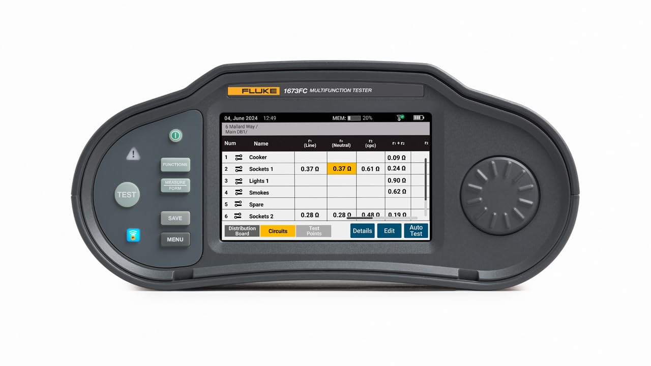 Testeur d’installation multifonction Fluke 1673 FC SCH