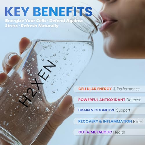 Molecular Hydrogen Tablets with Magnesium - 8 PPM Hydrogen Water Tablets for Drinking Water - Rich in Antioxidants, Supports Healthy Aging, Cellular Energy & Brain Health (60 Counts, Raspberry) - Image 6