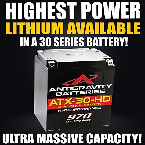 Image of Antigravity ATX30-HD YTX30 YTX30L-BS YIX30 Lithium Motorcycle Battery
