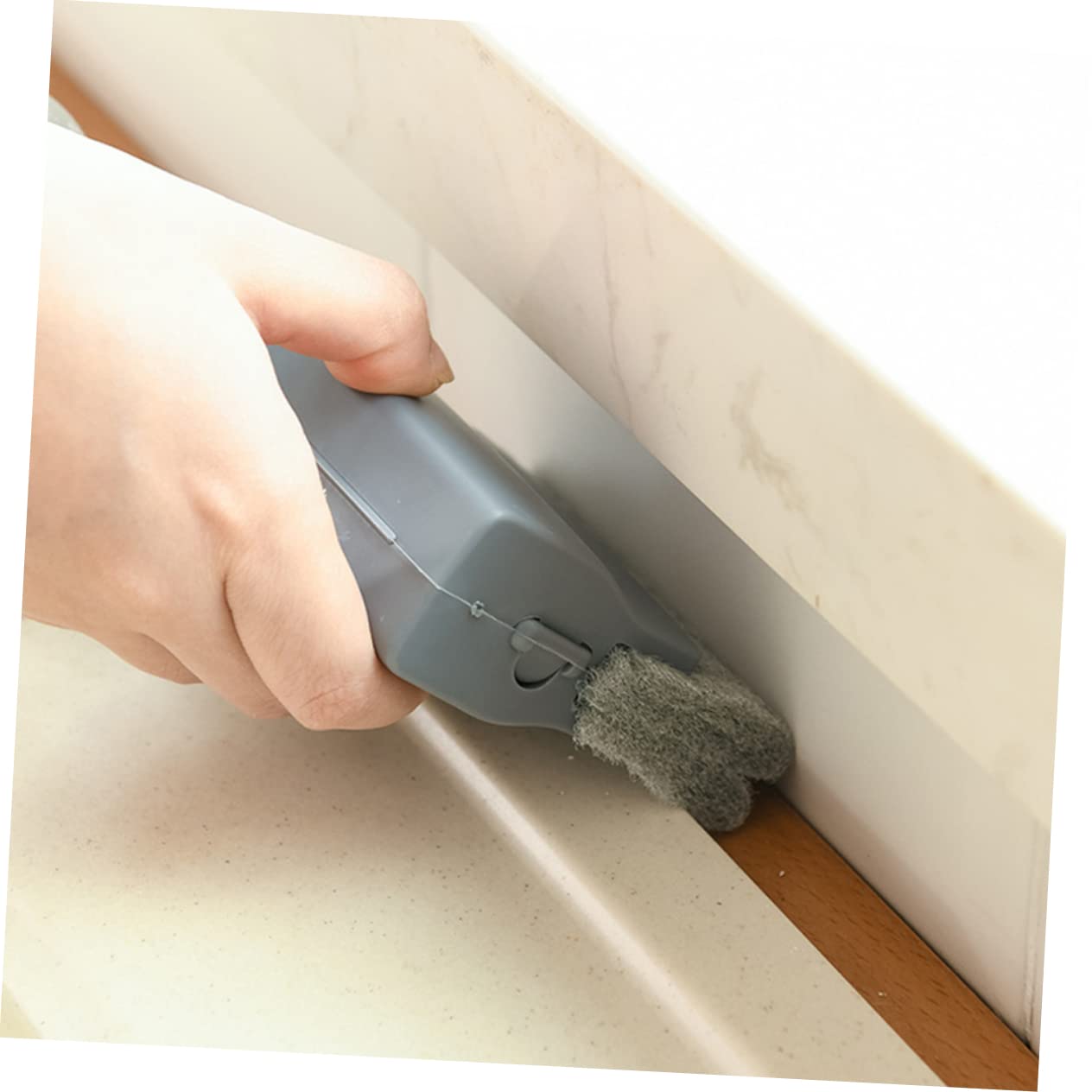 Ipetboom Window Track Cleaning Brush Groove Gaps Cleaning Tools Blind Cleaner Duster Pp Scouring Pad